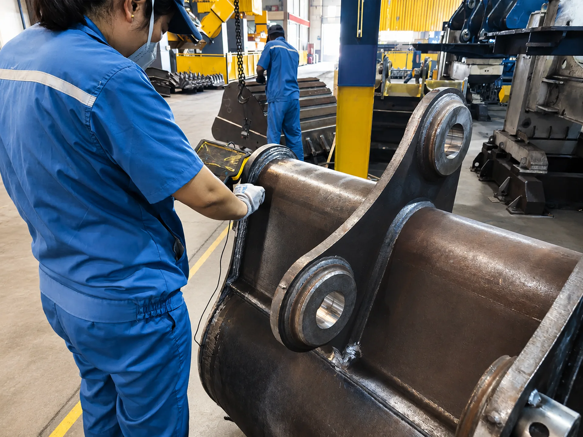 Workers - Bucket Assembly Operation